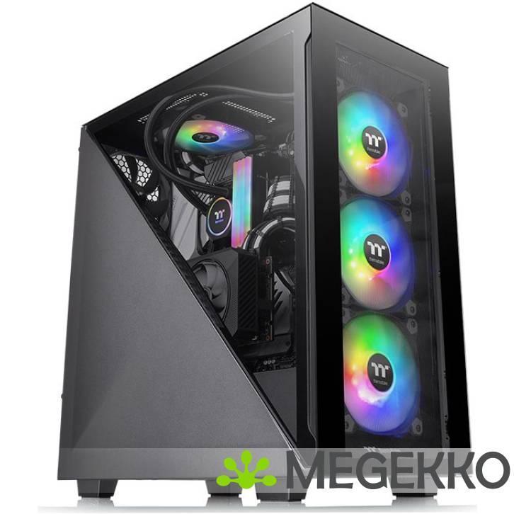 Thermaltake Divider 300 TG Midi Tower Zwart, Computers en Software, Computerbehuizingen, Nieuw, Verzenden