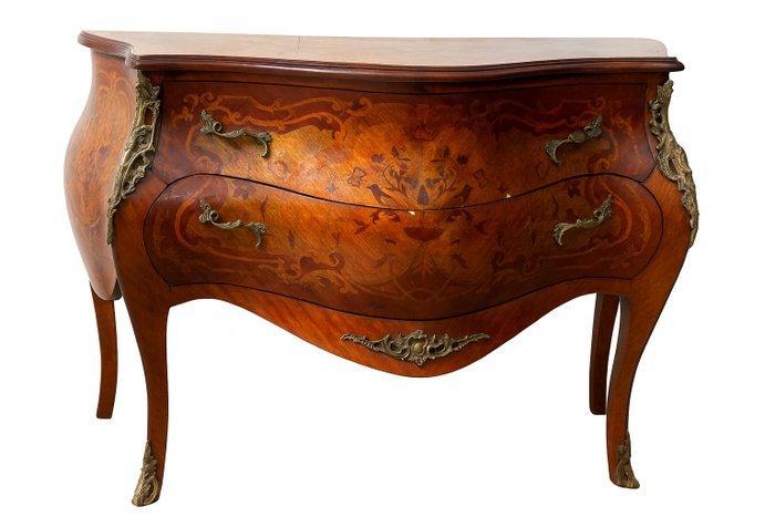 Commode - Brons, Hout - Zoals Luigi XV, Antiek en Kunst, Antiek | Overige Antiek
