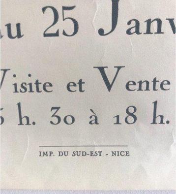 Jean Cocteau - Jean Cocteau – Le navire – Affiche originale, Antiek en Kunst