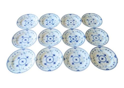 Royal Copenhagen - Assiette (12) - Porcelaine, Antiek en Kunst, Antiek | Meubels | Tafels