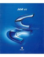 2000 PEUGEOT 206 CC BROCHURE NEDERLANDS, Livres