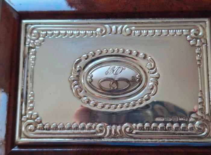 Boîte à bijoux - Argent 925, Cerisier - Prata 925, Antiek en Kunst, Curiosa en Brocante