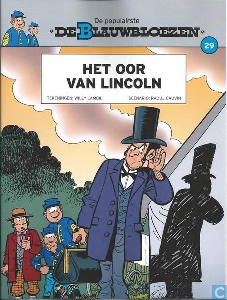 De Blauwbloezen - Het Oor van Lincoln (Gazet van Antwerpen), Boeken, Stripverhalen, Gelezen, Verzenden