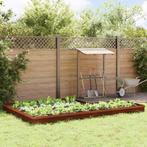 vidaXL Slakkenhekken 16 pcs Roestig Cortenstaal, Tuin en Terras, Verzenden, Nieuw