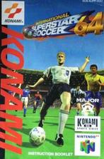 International Superstar Soccer 64 Handleiding, Games en Spelcomputers, Spelcomputers | Nintendo 64, Ophalen of Verzenden, Zo goed als nieuw