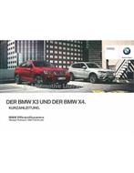 2015 BMW X3 EN X4 VERKORT INSTRUCTIEBOEKJE DUITS, Autos : Divers, Ophalen of Verzenden