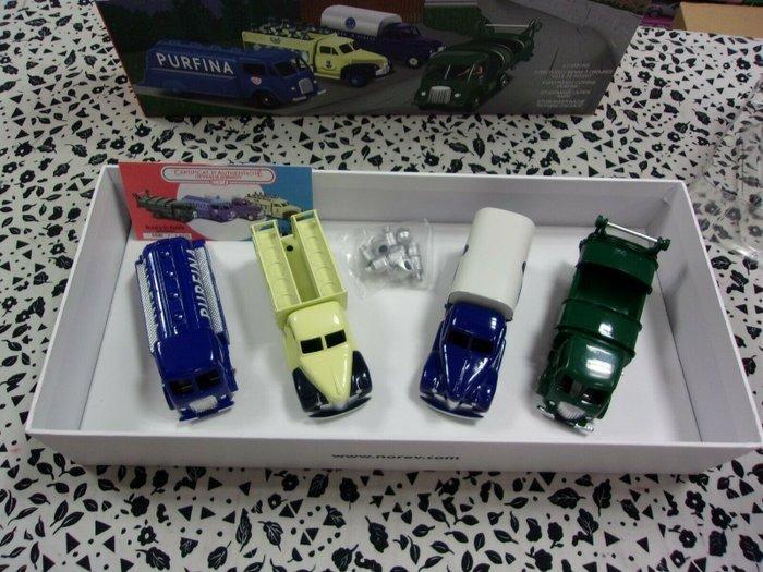 Norev 1:43 - Model vrachtwagen (4) - Coffret 4 camions, Hobby & Loisirs créatifs, Voitures miniatures | 1:5 à 1:12