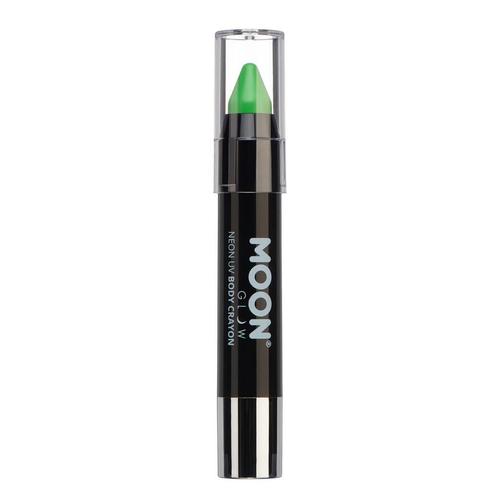 Moon Glow Intense Neon UV Body Crayons Intense Green 3.2g, Hobby en Vrije tijd, Feestartikelen, Nieuw, Verzenden