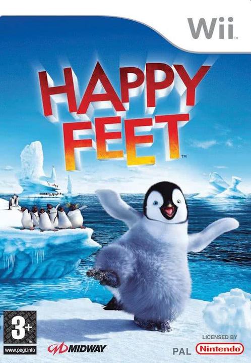Happy Feet (Nintendo Wii  game tweedehands game), Games en Spelcomputers, Spelcomputers | Nintendo Wii, Ophalen of Verzenden