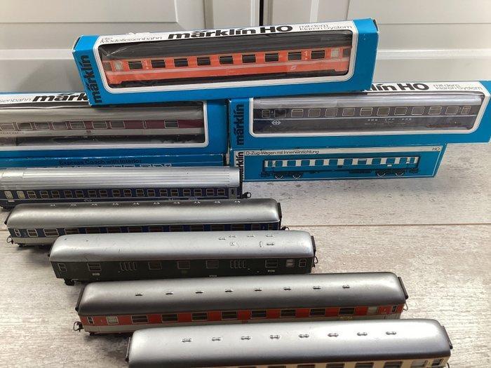 Märklin H0 - Modeltrein personenwagen (9), Hobby en Vrije tijd, Modeltreinen | H0