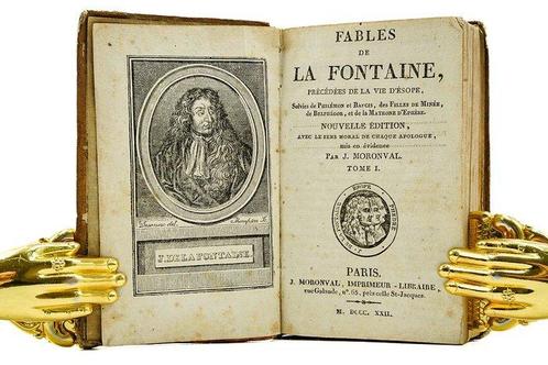 J. De La Fontaine - Fables de La Fontaine - 1822, Antiek en Kunst, Antiek | Boeken en Manuscripten