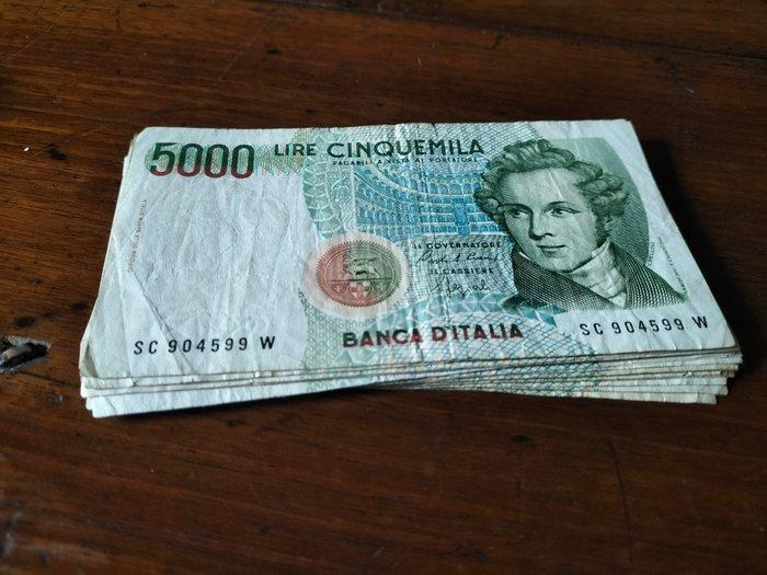 Italië. - 410 banconote e miniassegni Lire - anni vari, Postzegels en Munten, Bankbiljetten | Europa | Niet-Eurobiljetten