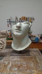 Figuur - Hoofd van een kolos in hars met kalk
