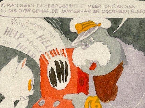 Toonder, Marten - 1 inkleurpagina - Marten Toonder Studios, Boeken, Stripverhalen