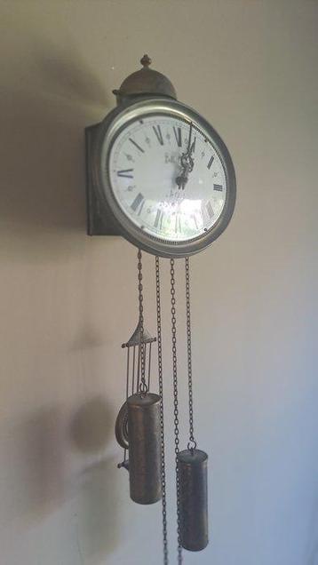 Horloge comtoise - Laiton/Émail - 1960-1970