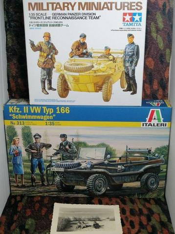 Tamiya + Italeri - Speelgoed Lotto Germania 1939/45 con 5
