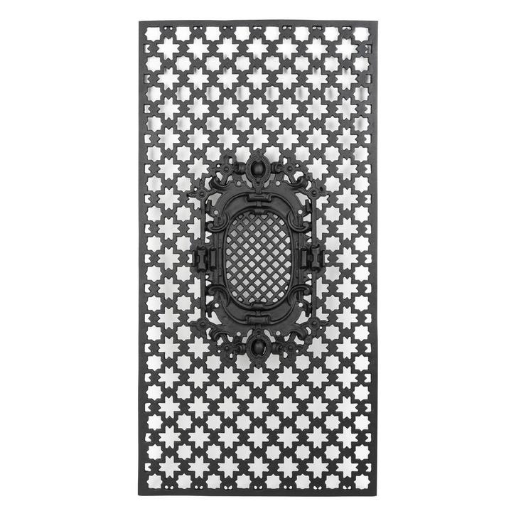 Deurroosters Deurrooster H:108 x B:68  Medaillon R 459 B, Doe-het-zelf en Bouw, Deuren en Vliegenramen, Vouwdeur, Nieuw, Metaal