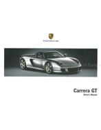2005 PORSCHE CARRERA GT INSTRUCTIEBOEKJE ENGELS, Auto diversen, Handleidingen en Instructieboekjes