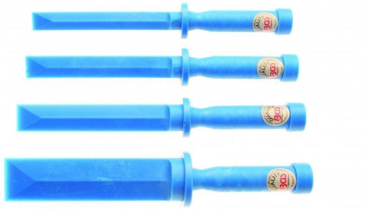 Bgs Technic Kunststof schraper set 19 - 22 - 25 - 38 mm bree, Auto diversen, Autogereedschap, Verzenden