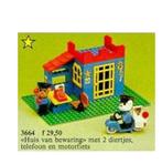Lego Set - 3664 - Fabuland - Police Station, Nieuw