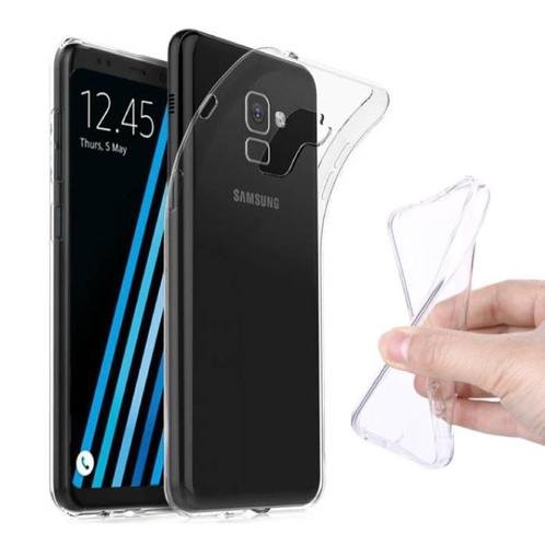 Samsung Galaxy A7 2018 Transparant Clear Case Cover Silicone, Télécoms, Téléphonie mobile | Housses, Coques & Façades | Samsung
