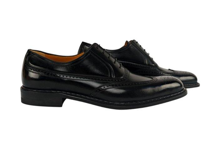 TESTONI Oxford Brogue Shoes Calf Black Goodyear Welted 8 UK, Vêtements | Hommes, Chaussures