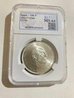 Spanje. Francisco Franco. 100 Pesetas 1966*68 MS64 (Zonder, Postzegels en Munten