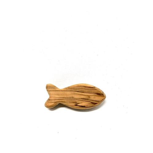 Kerstboomhanger Fish II gemaakt van olijfhout, Huis en Inrichting, Woonaccessoires | Overige
