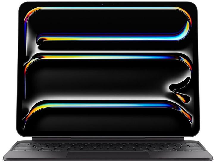 Apple iPad Pro (2024/2025) - Magic Keyboard - Trackpad en, Computers en Software, Tablet-hoezen, Zo goed als nieuw, Verzenden