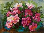 Anke Brokstra (1940-2021) - Roze rozen, Antiek en Kunst