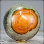 Natuurlijk heel artistiek polychroom - Jaspis Bol- 743.19 g, Verzamelen