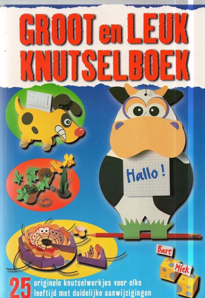 Groot knutselboek / Speelboeken / J0099AN 9789058281494, Boeken, Kinderboeken | Baby's en Peuters, Gelezen, Verzenden