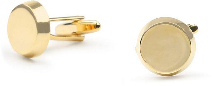 Manchetknoop Rond Goud maat  Heren, Handtassen en Accessoires, Manchetknopen, Nieuw, Verzenden