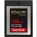 SanDisk 128GB Extreme Pro CFexpress Card Type B 1700MB/s, Ophalen of Verzenden, Zo goed als nieuw, SanDisk