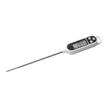 Thermometer digitaal en kunststof met RVS insteekvoeler, Verzenden
