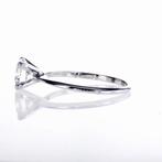 Zonder minimumprijs - Verlovingsring - 14 karaat Witgoud -