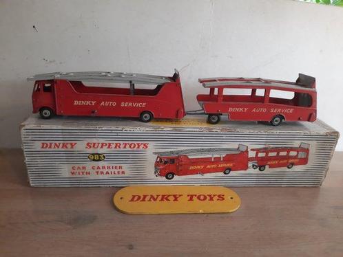Dinky Toys 1:55 - 1 - Camion miniature - Car Carrier and, Hobby en Vrije tijd, Modelauto's | 1:5 tot 1:12