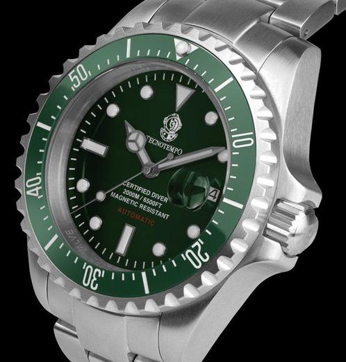 Tecnotempo - Automatic - Diver 2000M Diving Helmet -, Handtassen en Accessoires, Horloges | Heren