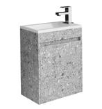 Toiletmeubel Sinta 40 x 22 cm Steen Grijs Fonteinmeubel, Verzenden, Nieuw