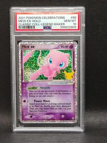 Pokémon - 1 Graded card - PSA 10 GEM MINT Mew Ex - NO