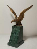 Sculpture, Aquila - 1,8 kg - 23 cm - Bronze et marbre