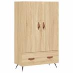 vidaXL Hoge kast 69,5x31x115 cm bewerkt hout sonoma, Huis en Inrichting, Kasten | Dressoirs, Verzenden, Nieuw