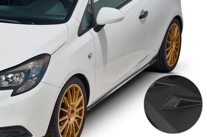 Zijskirts voor Opel Corsa E 3-deurs SS479-M, Auto-onderdelen, Carrosserie, Nieuw, Verzenden
