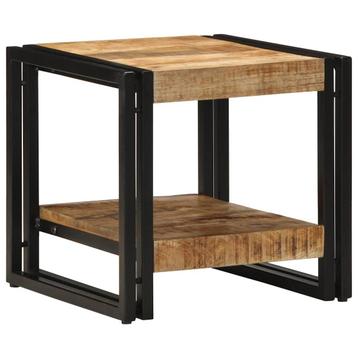 vidaXL Koffietafel 40x50x38 cm Massief Ruw Mango Hout, Verzenden