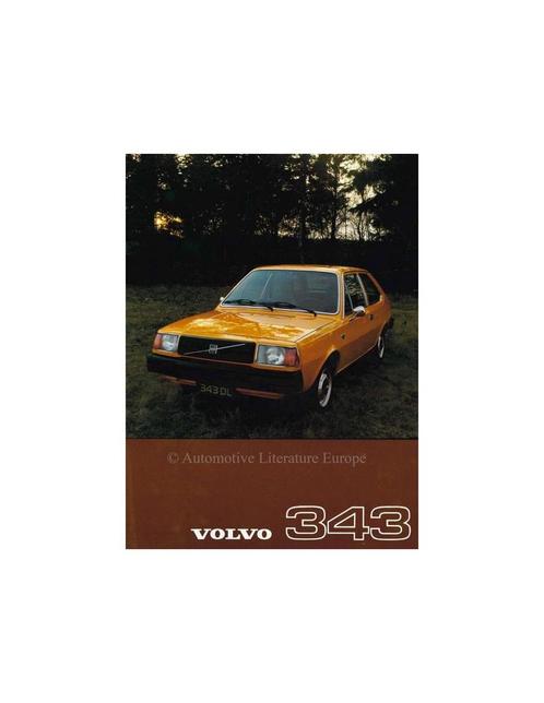 1976 VOLVO 343 LEAFLET NEDERLANDS, Livres, Autos | Brochures & Magazines, Enlèvement ou Envoi