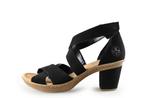 Rieker Sandalen in maat 41 Zwart | 5% extra korting, Verzenden, Zwart, Sandalen of Muiltjes, Gedragen