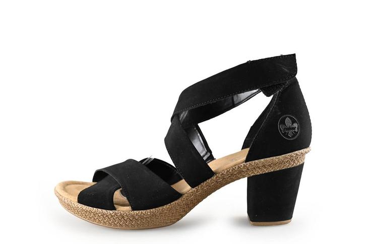 Rieker Sandalen in maat 41 Zwart | 5% extra korting, Kleding | Dames, Schoenen, Zwart, Gedragen, Sandalen of Muiltjes, Verzenden