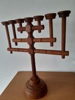 Kandelaar Zevenarmig - Teak - Houten Kandelaar