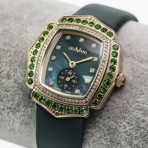 Geovani - Swiss Diamond Watch - GOL593-GL-D-12 - Sans Prix, Handtassen en Accessoires, Horloges | Heren