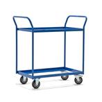 Gebruikte Tafelwagen 2 duwbeugels, Doe-het-zelf en Bouw, Transportwagens, Ophalen of Verzenden, Gebruikt